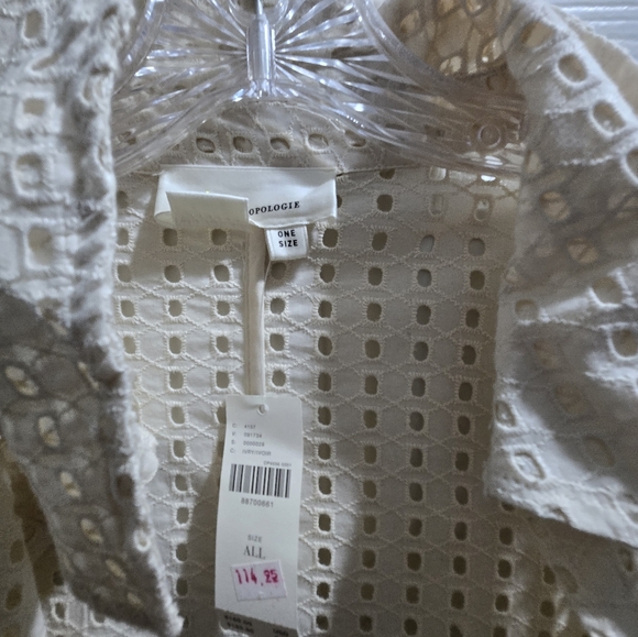 Anthropologie Cream Duster - Picture 2 of 2